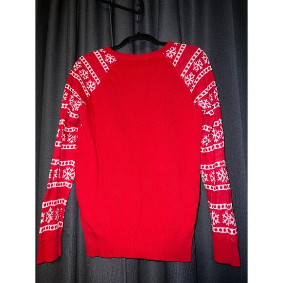 Ugly Christmas Sweater Xmas Size Medium Elf - Picture 3 of 3